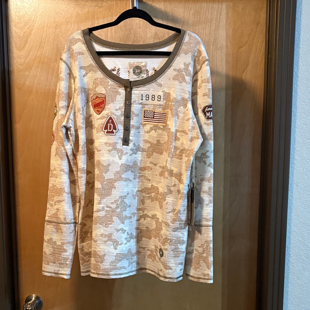 Double D Ranchwear Canyon Camo Top; Size 2X; New - Picture 4 of 10